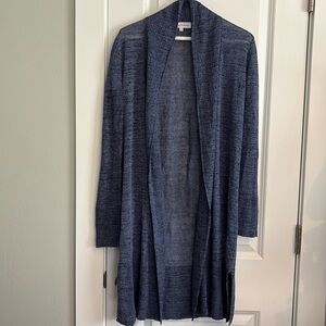 White + Warren 100% Linen Cardigan